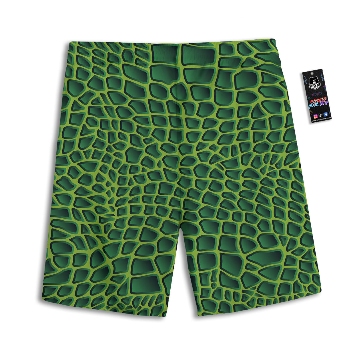 St. Patrick's Day Irish Plaid Print Men's Athletic Shorts