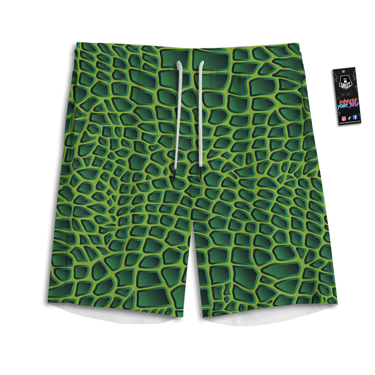 St. Patrick's Day Irish Plaid Print Men's Athletic Shorts