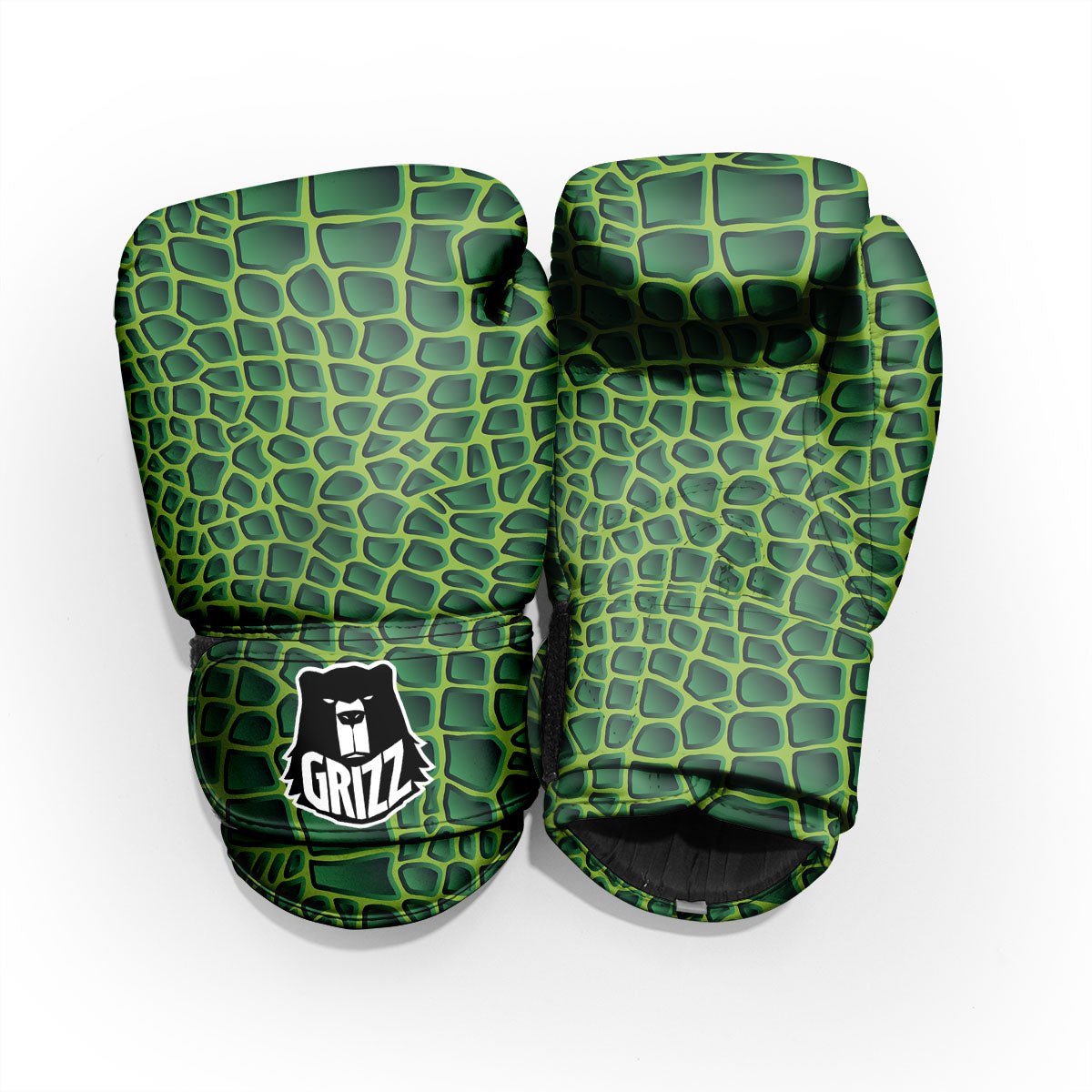 Snakeskin Green Print Pro Boxing Glove
