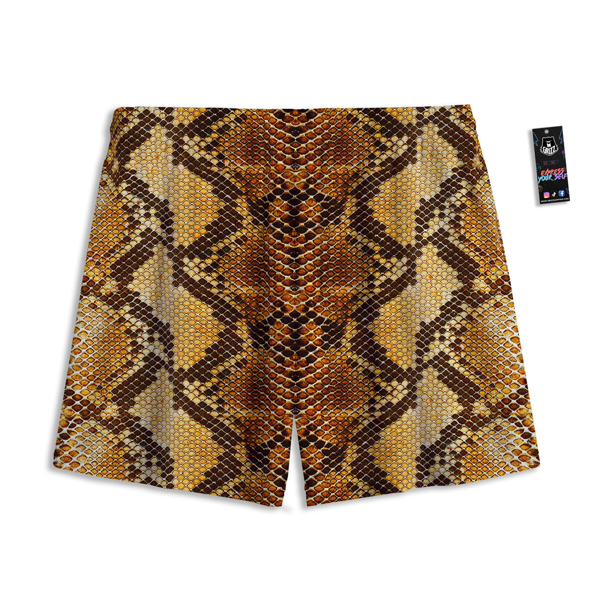 Sunflower Doodle Print Pattern Mesh Shorts