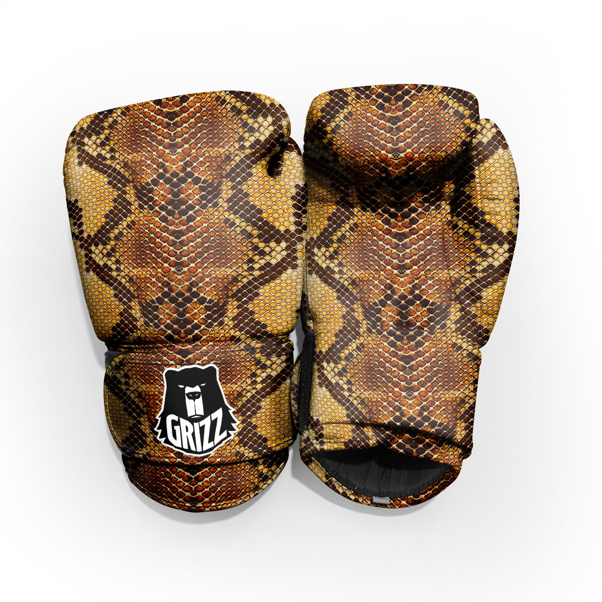 Snakeskin Leathers Print Pro Boxing Glove