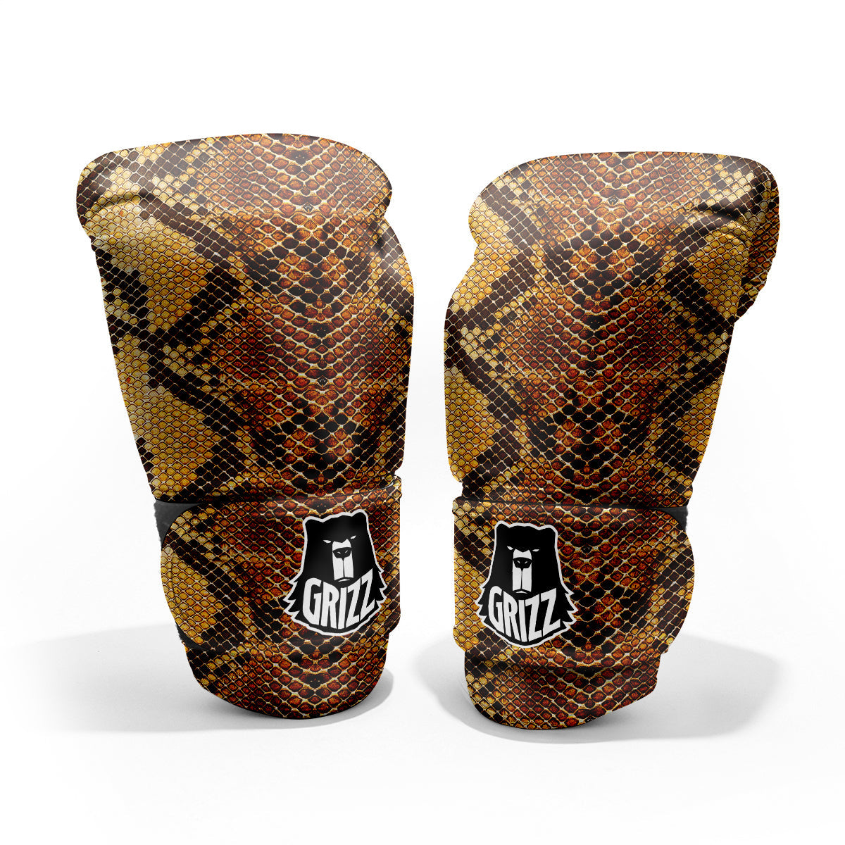 Snakeskin Leathers Print Pro Boxing Glove