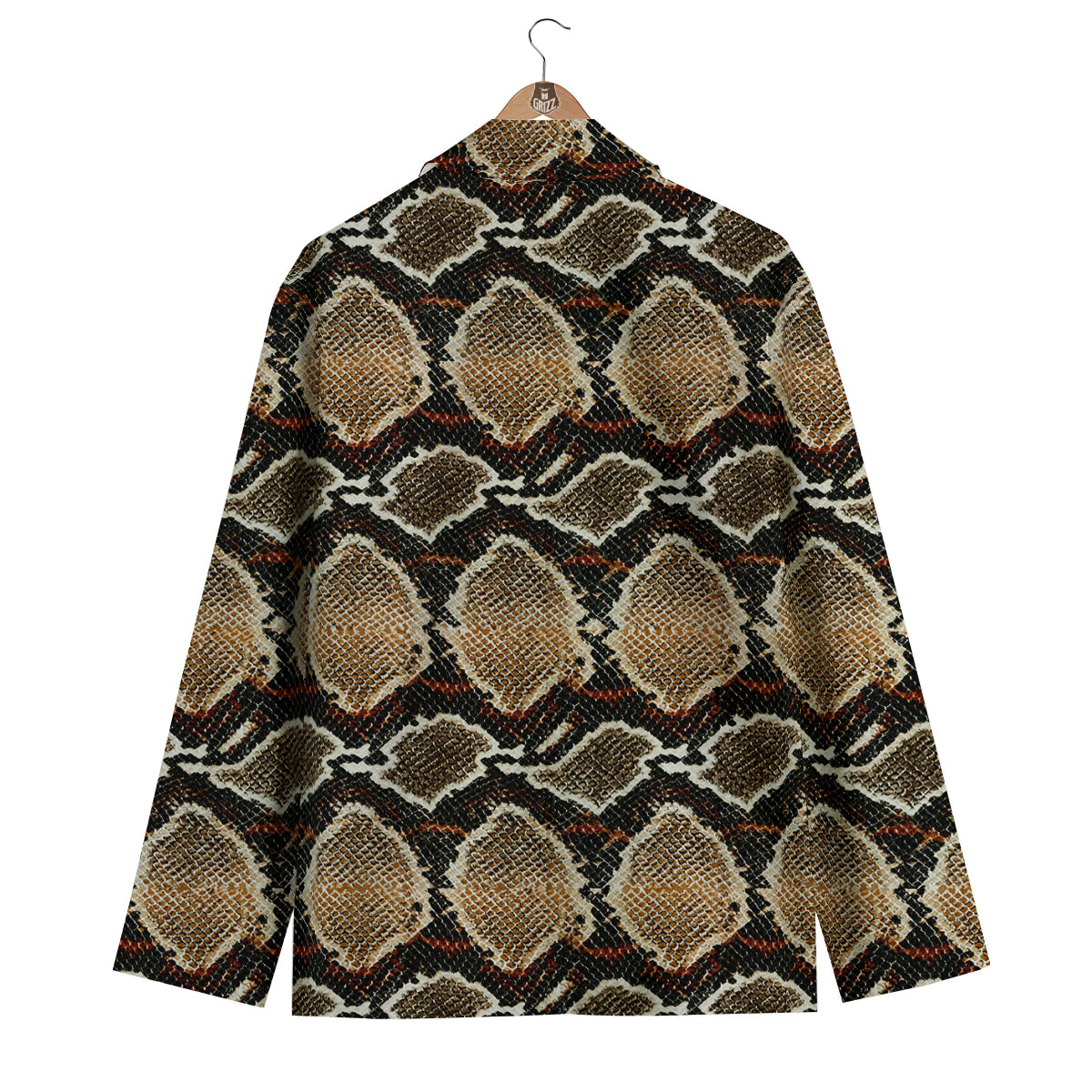 Snakeskin Men's Blazer-grizzshop