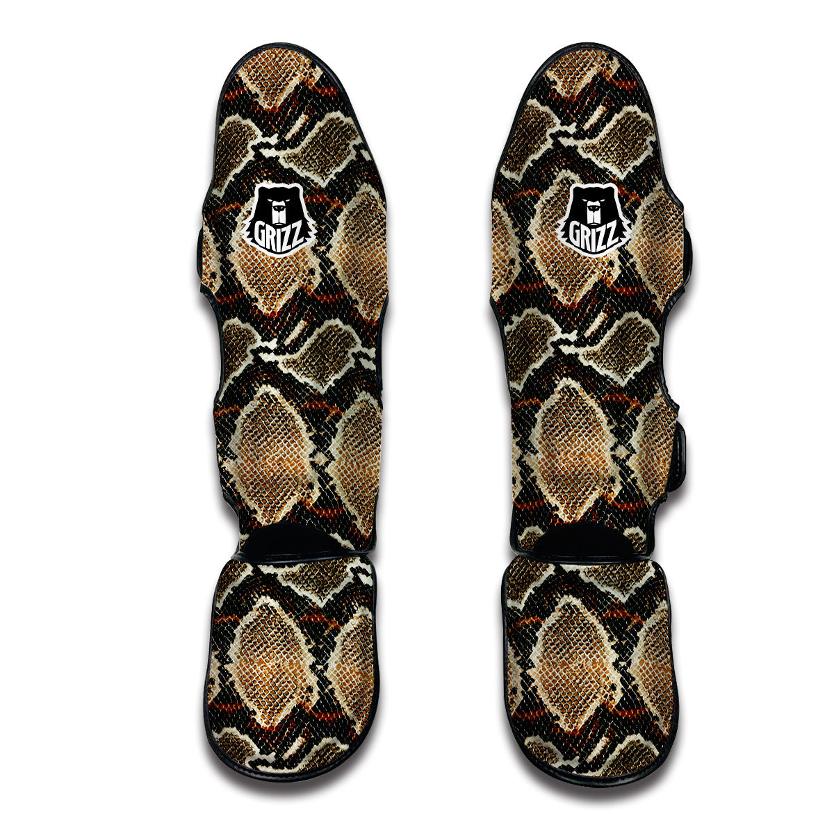 Snakeskin Muay Thai Shin Guards-grizzshop