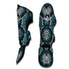 Snakeskin Pattern Print Muay Thai Shin Guards-grizzshop