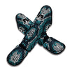 Snakeskin Pattern Print Muay Thai Shin Guards-grizzshop