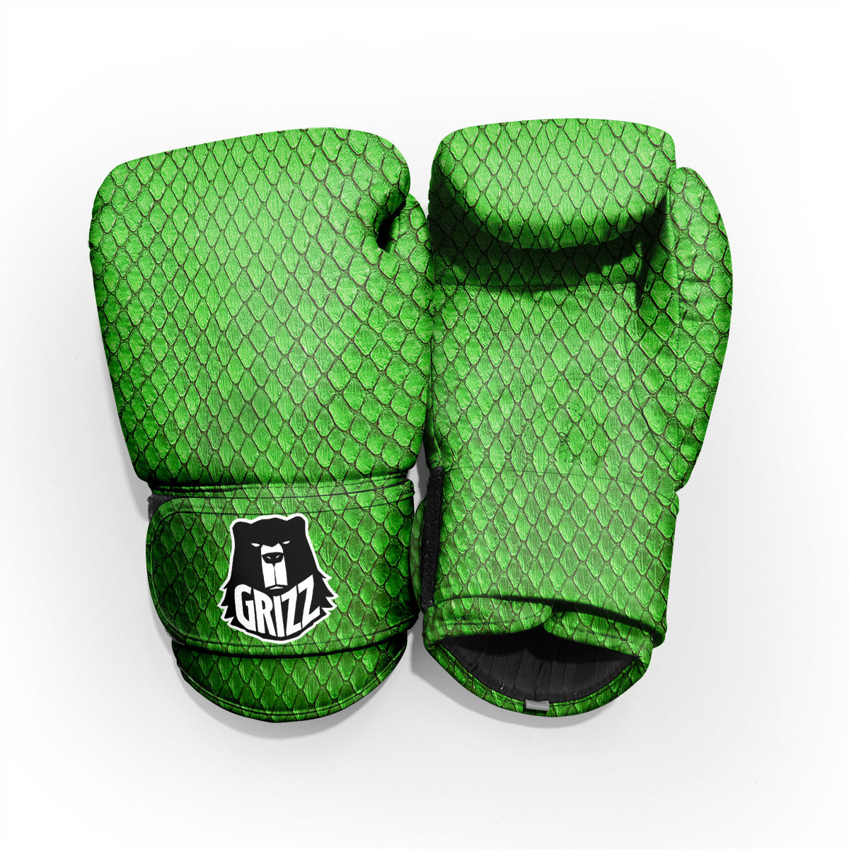 Snakeskin Python Green Print Pro Boxing Glove