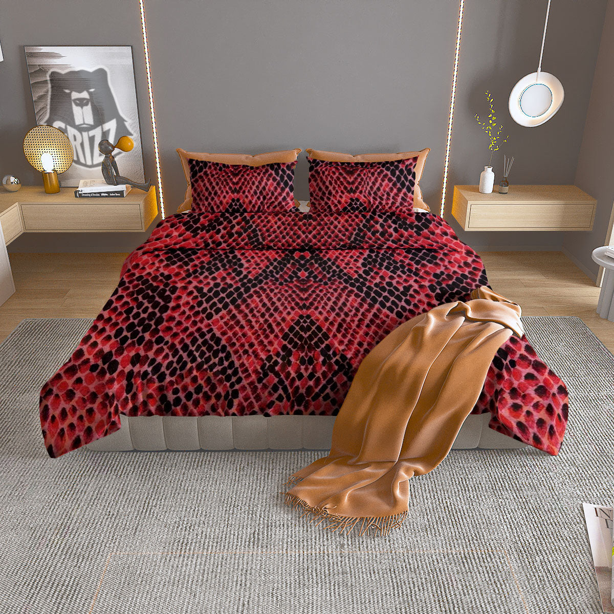 Stage Theater Print Duvet Cover Bedding Set