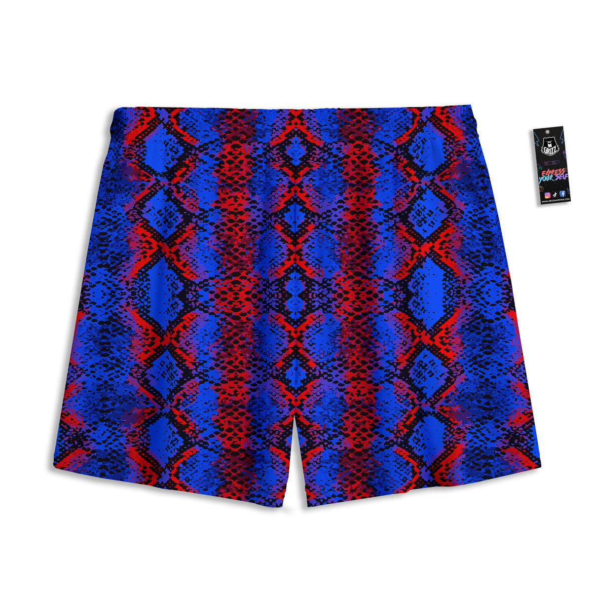 Shamrock Green Plaid Print Pattern Mesh Shorts