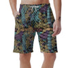 Snakeskin Reptile Men's Shorts-grizzshop