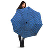 Snakeskin Steel Blue Print Umbrella-grizzshop