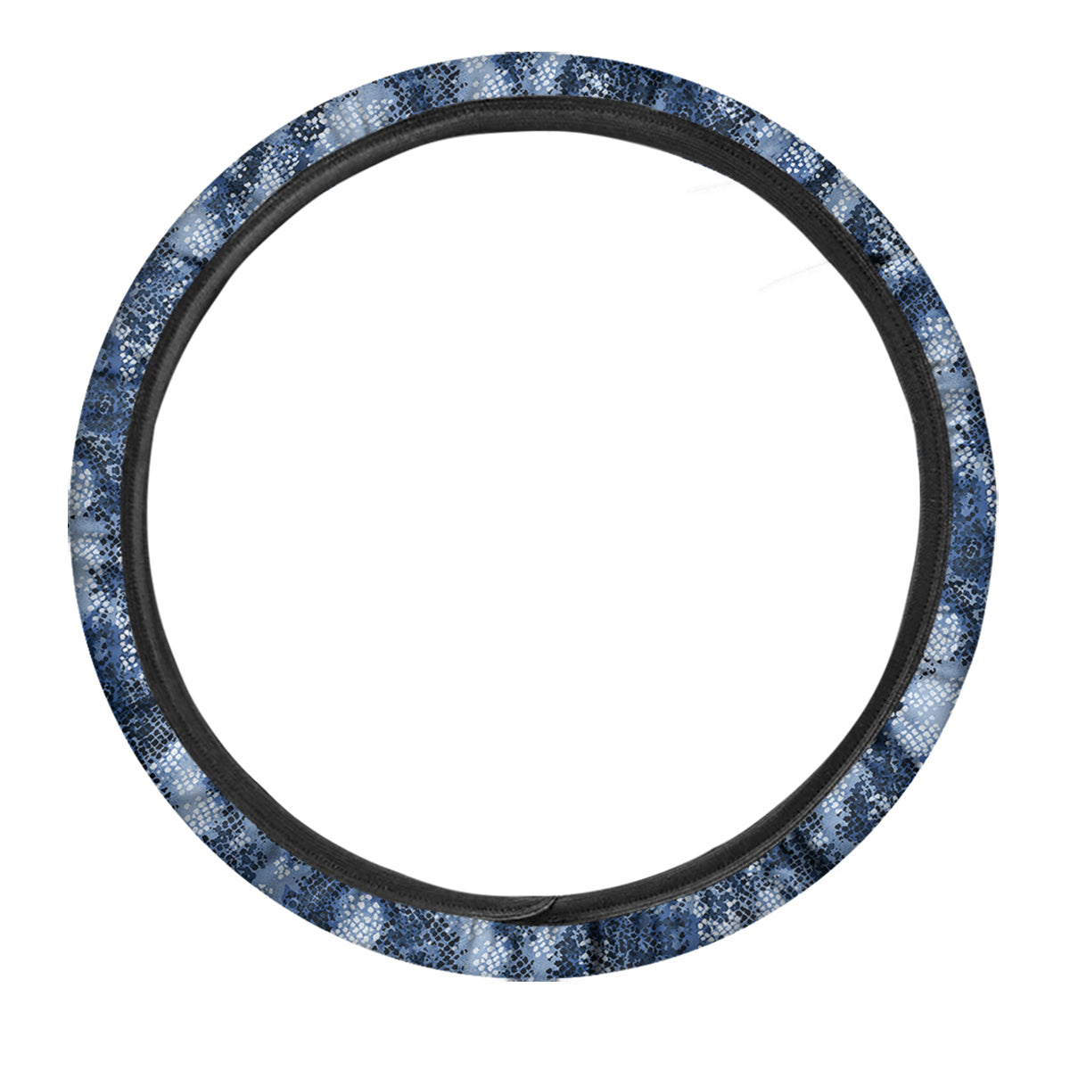 Snakeskin Watercolor Print Pattern Car Steering Wheel Cover-grizzshop
