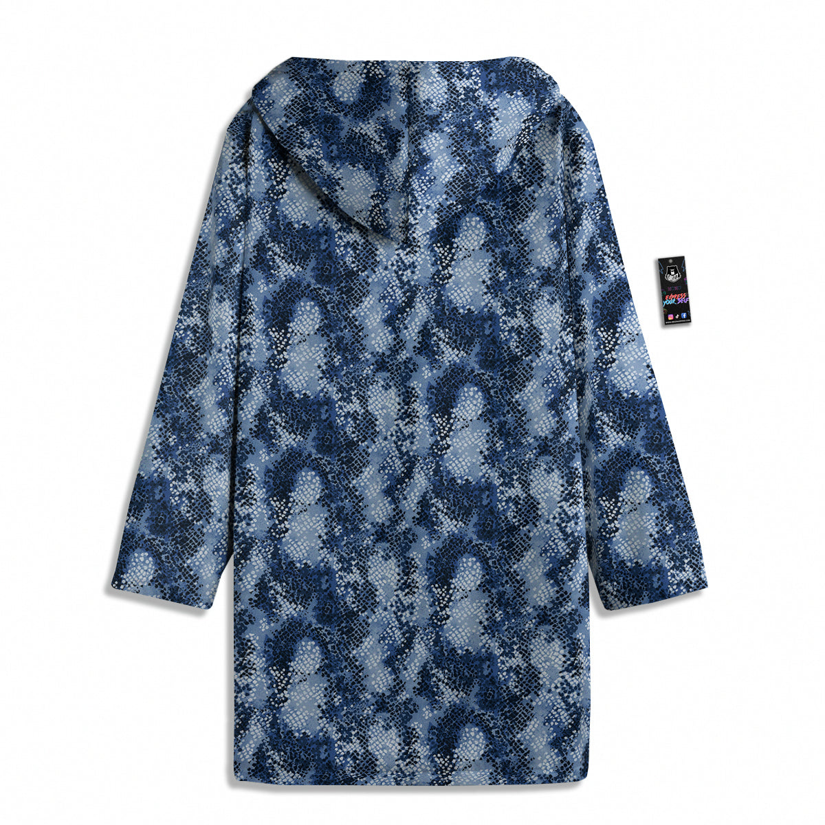 Snakeskin Watercolor Print Pattern Men's Windbreaker Jacket-grizzshop