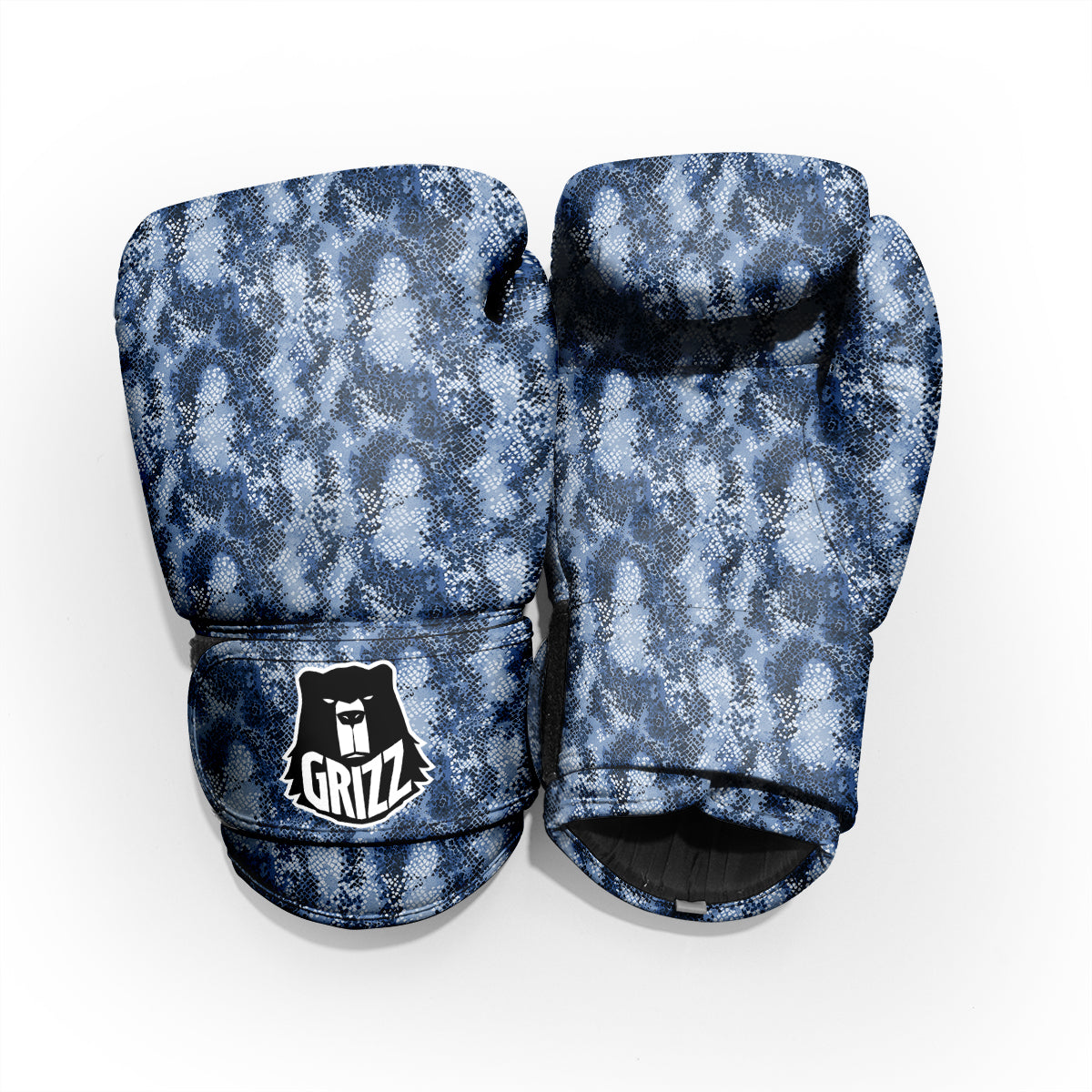 Snakeskin Watercolor Print Pattern Pro Boxing Glove