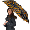 Snakeskin Yellow And Black Print Umbrella-grizzshop