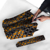 Snakeskin Yellow And Black Print Umbrella-grizzshop