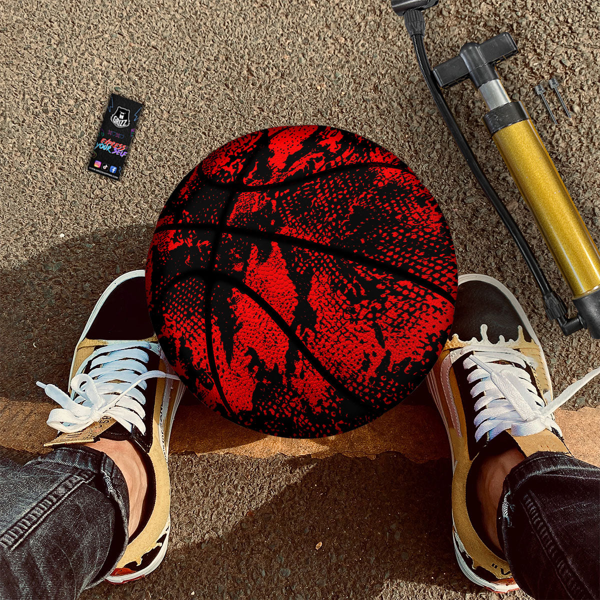 Spiritual Swadhisthana Chakra Print Basketball