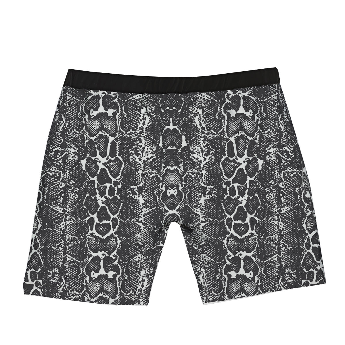 Snakeskin Black Print Boxer Briefs