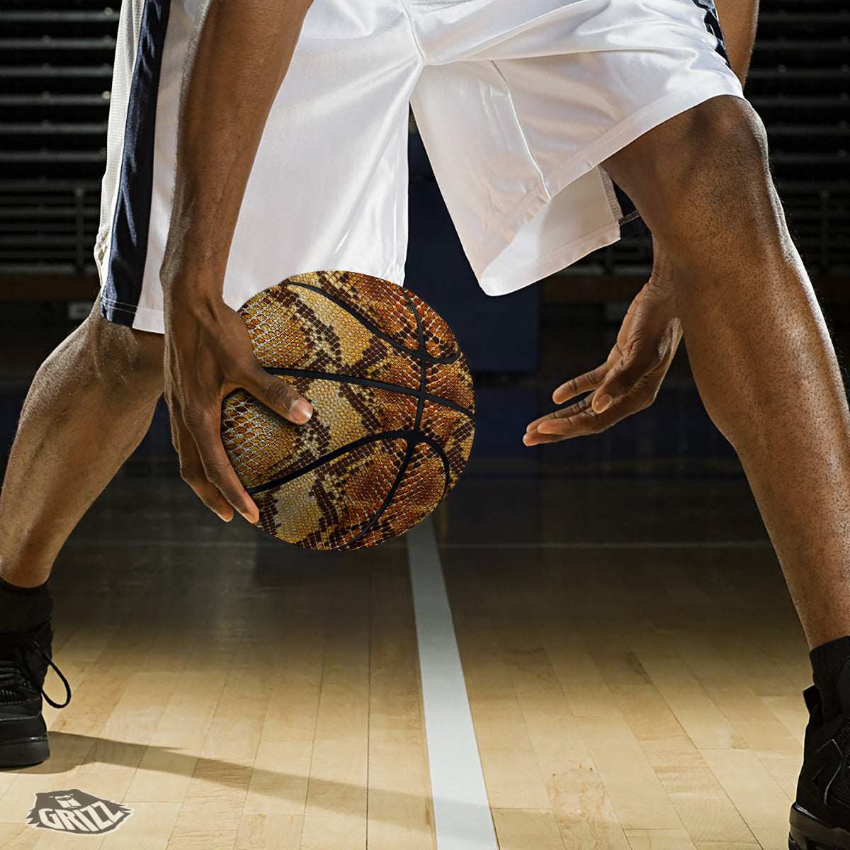 Snakeskin Leathers Print Basketball
