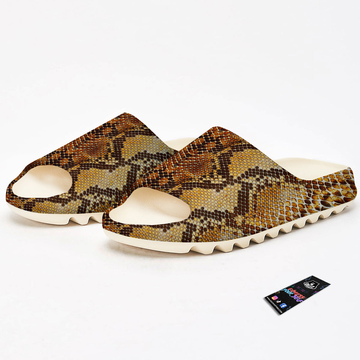Snakeskin Leathers Print Sandals-grizzshop