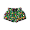 Snooker Ball Print Pattern Muay Thai Boxing Shorts-grizzshop