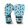 Snow Polka Dot Penguin Pattern Print Boxing Gloves-grizzshop