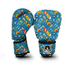 Snowboard And Equipment Print Pattern Boxing Gloves-grizzshop