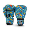 Snowboard And Equipment Print Pattern Boxing Gloves-grizzshop