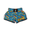 Snowboard And Equipment Print Pattern Muay Thai Boxing Shorts-grizzshop