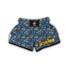 Snowboard Skiing And Equipment Print Pattern Muay Thai Boxing Shorts-grizzshop