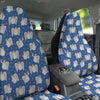 Snowflake And Angel Print Pattern Car Seat Covers-grizzshop