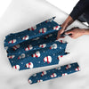 Snowflake And Snowman Print Pattern Umbrella-grizzshop