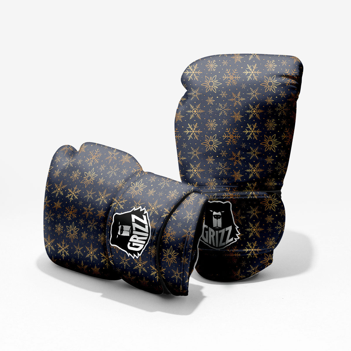 Snowflake Golden Print Pro Boxing Glove