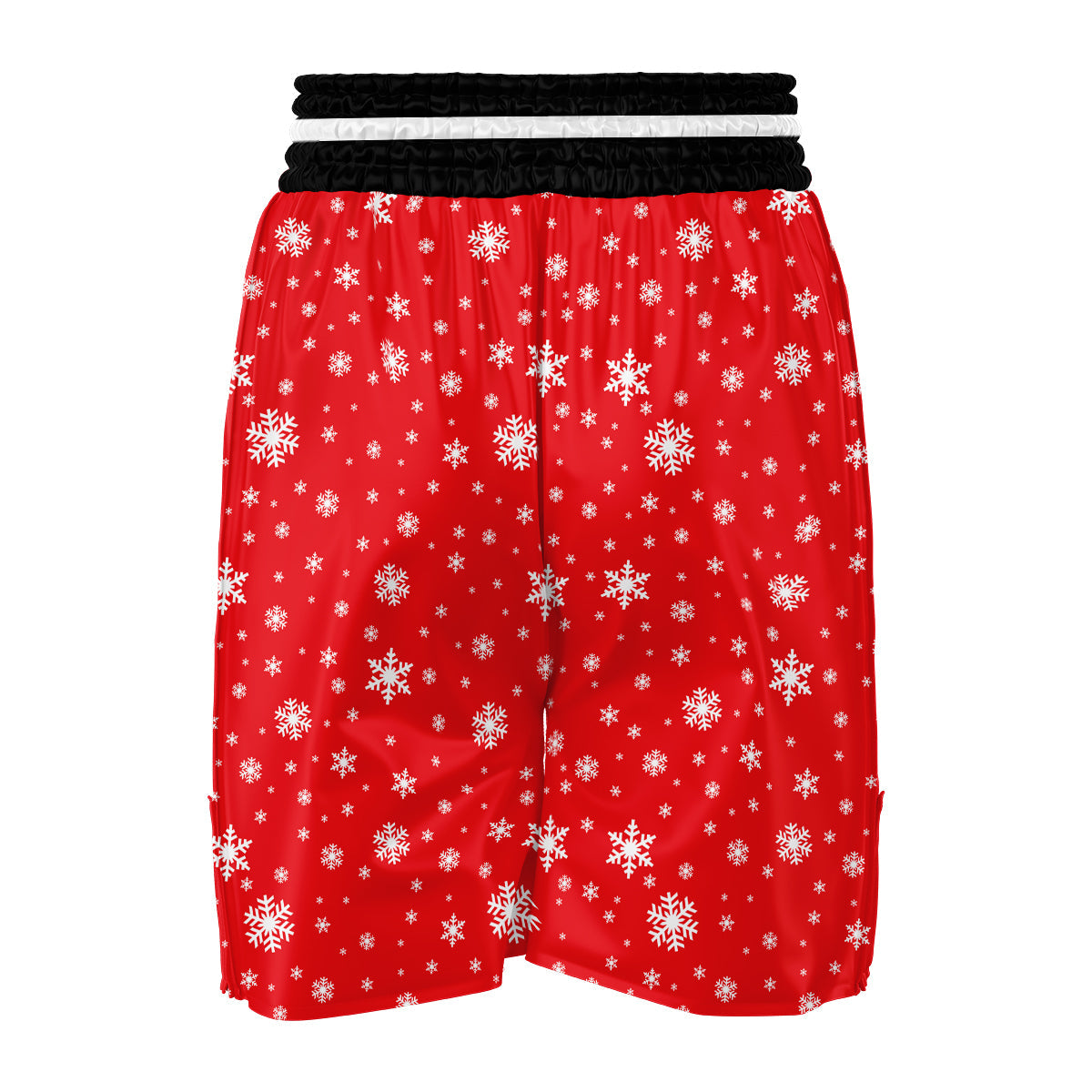 Snowflake Print Pattern Boxing Shorts-grizzshop