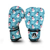 Snowflake Snowman Pattern Print Boxing Gloves-grizzshop