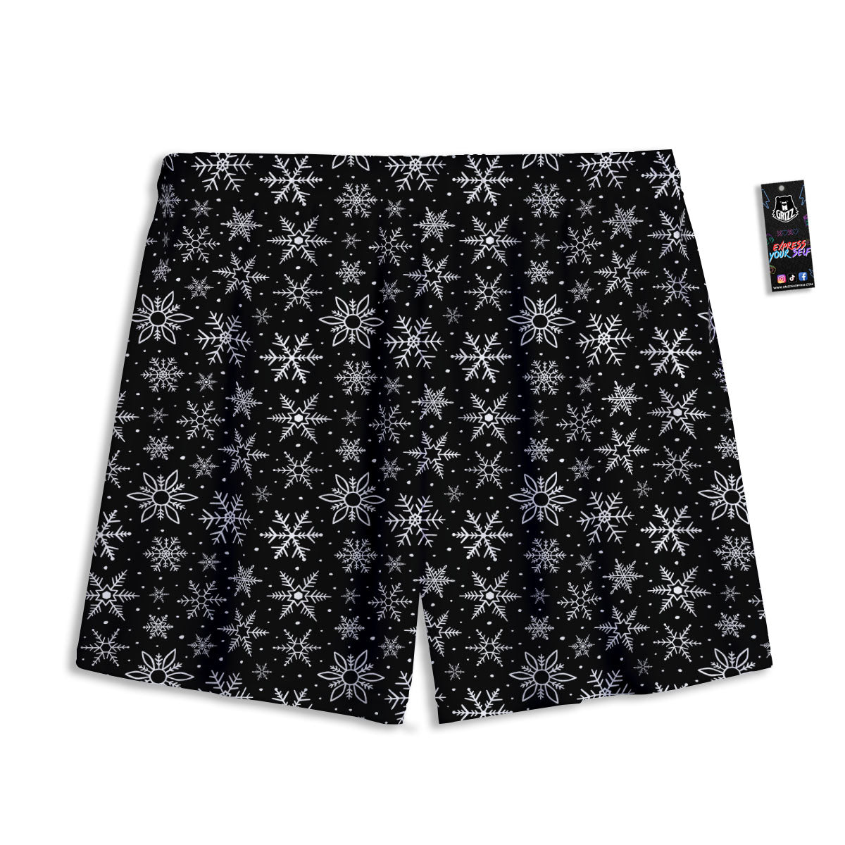 Sheep Doodle Print Pattern Mesh Shorts