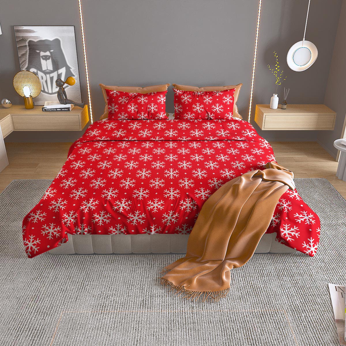 Star USA Patriotic Print Pattern Duvet Cover Bedding Set