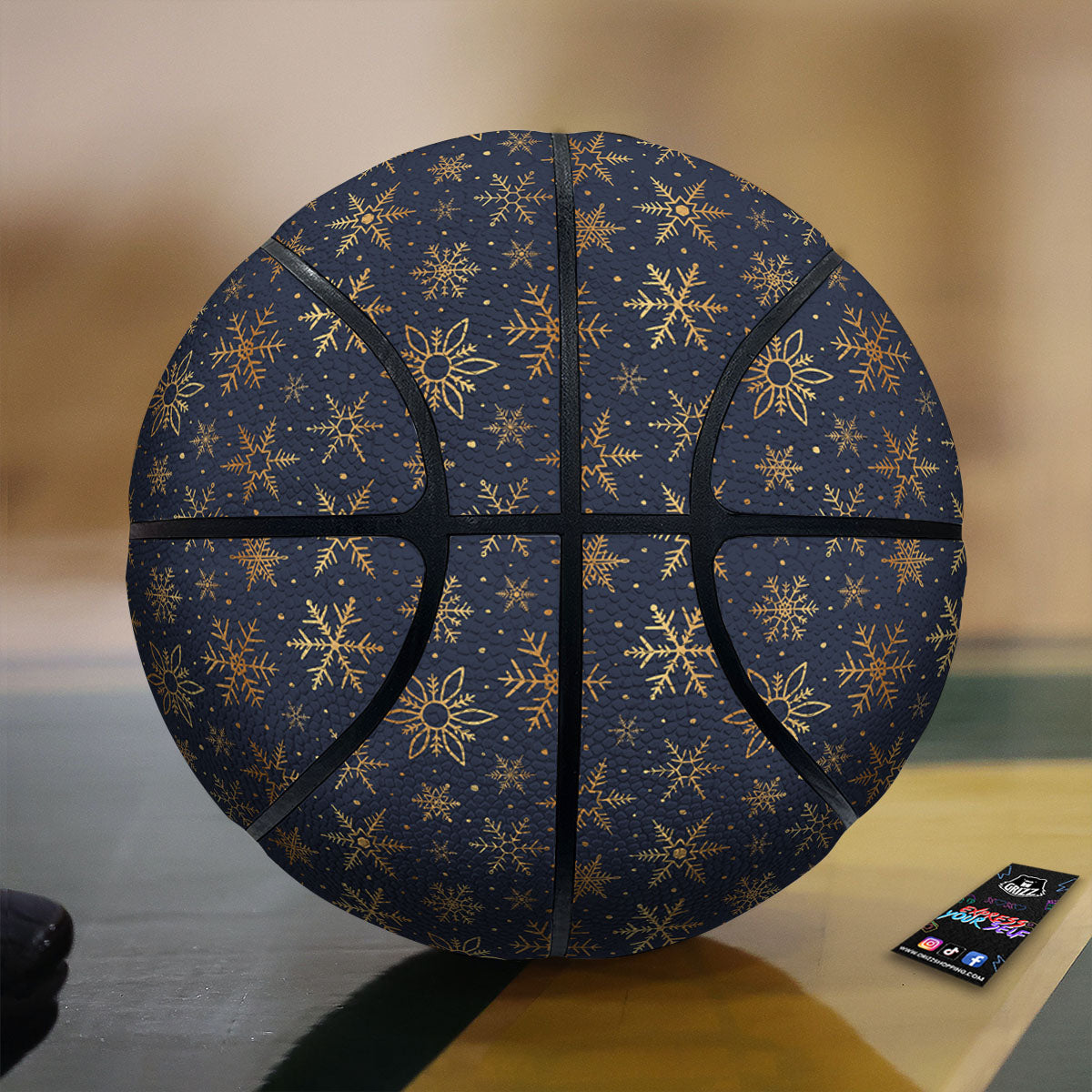 St. Patrick's Day Plaid Print Basketball
