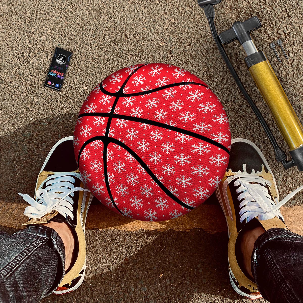 Star USA Patriotic Print Pattern Basketball