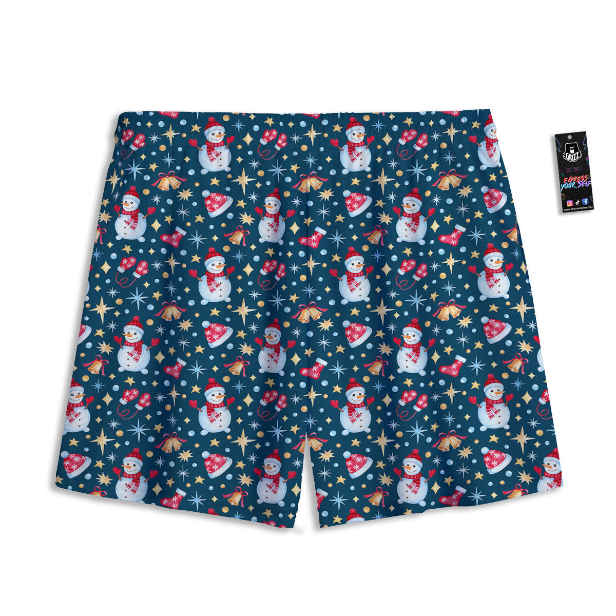 Sheep Cute Print Pattern Mesh Shorts