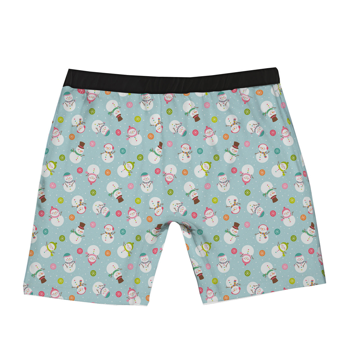 Snowman Cute Print Pattern Boxer Briefs-grizzshop