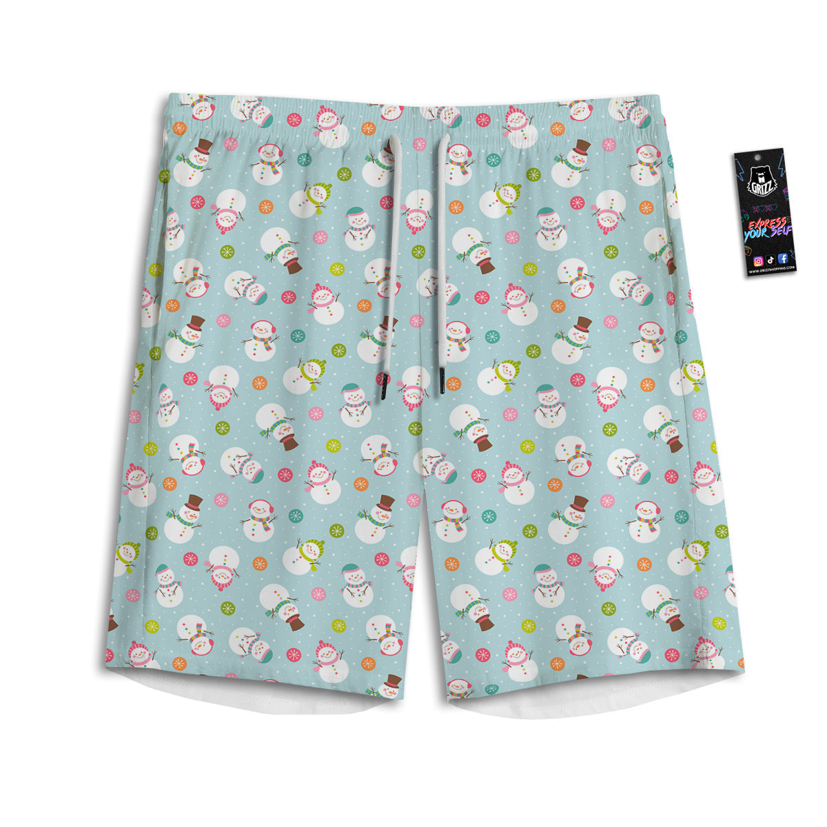 Star Halloween Print Pattern Men's Athletic Shorts