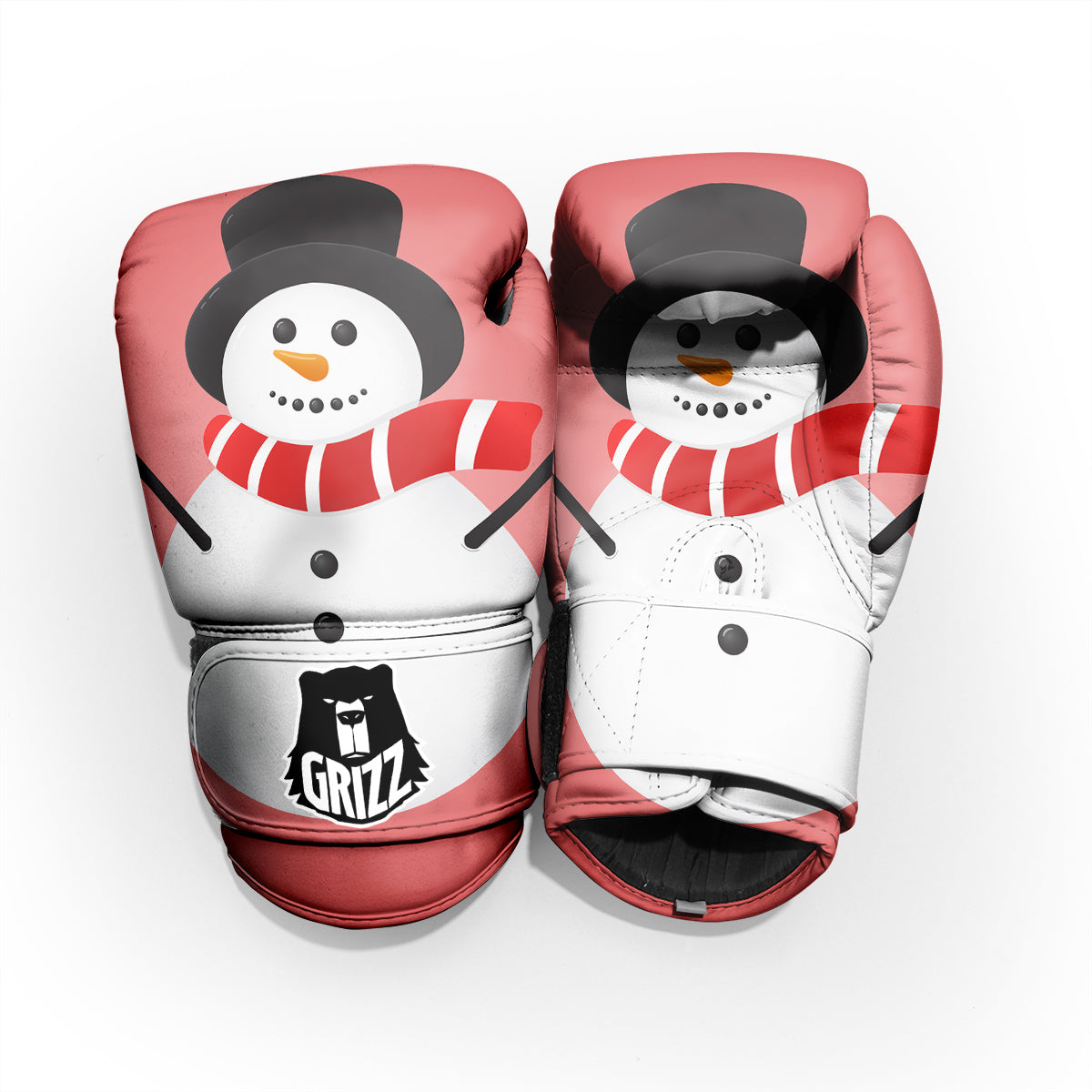 Snowman Cute Print Pro Boxing Glove