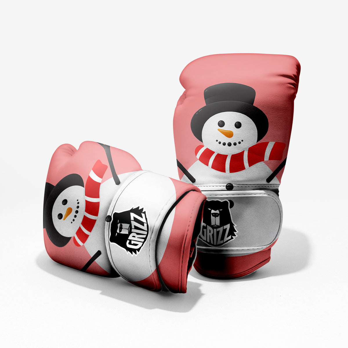 Snowman Cute Print Pro Boxing Glove