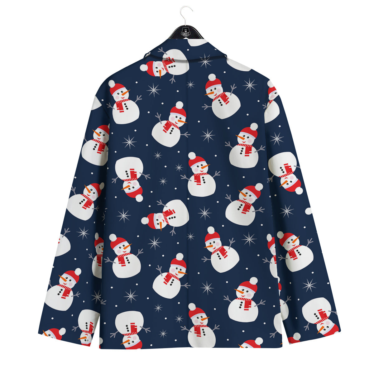 Snowman Print Pattern Men's Sport Coat-grizzshop