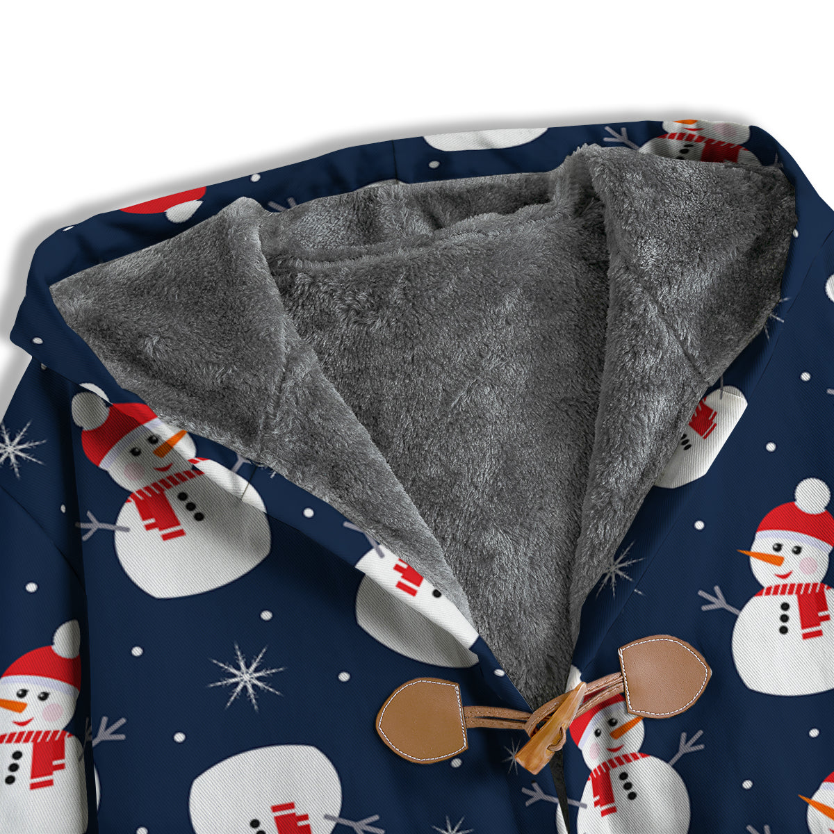 Snowman Print Pattern Men's Windbreaker Jacket-grizzshop