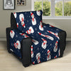 Snowman Print Pattern Recliner Protector-grizzshop