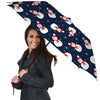 Snowman Print Pattern Umbrella-grizzshop