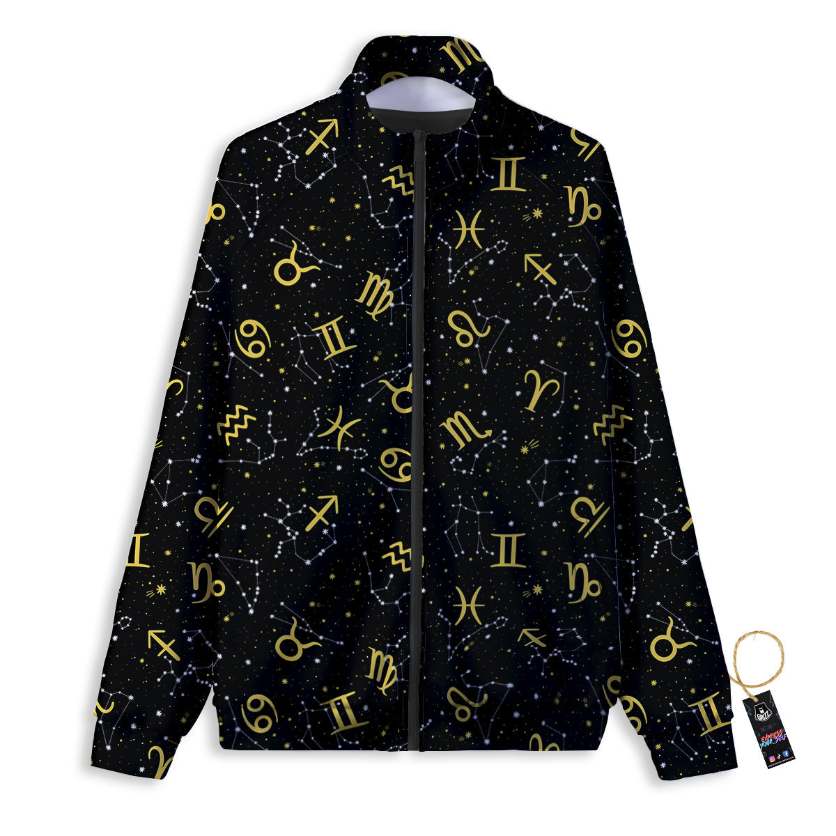 Snowman Santa Print Pattern Track Jacket-grizzshop