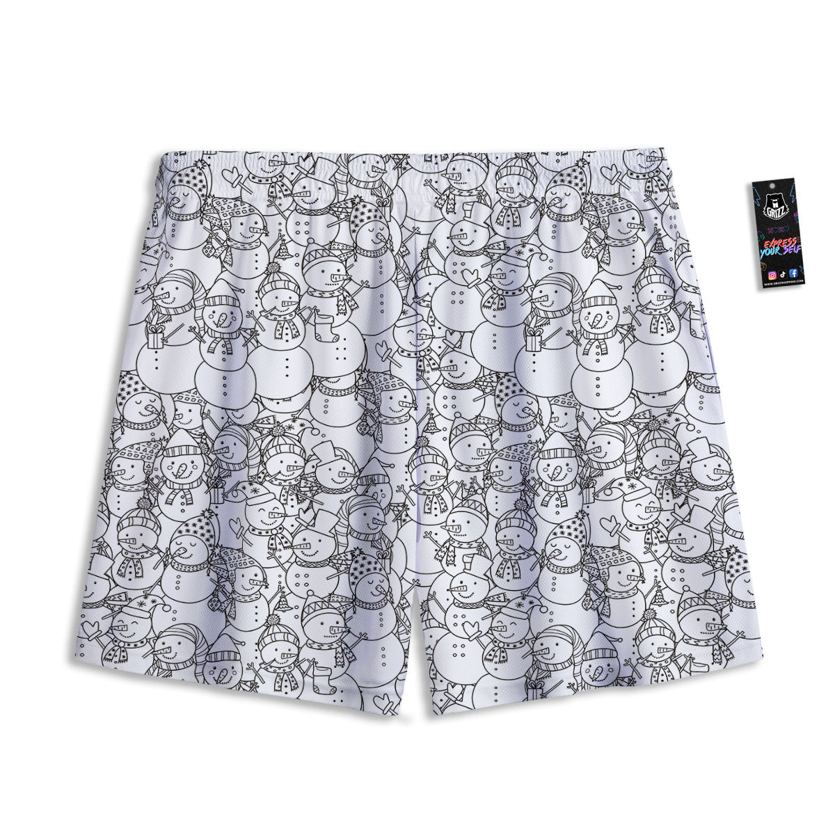 Shih Tzu Cute Print Pattern Mesh Shorts
